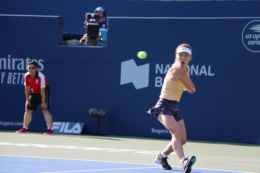 Simona Halep - Kuzneţova Rogers Cup 2019 (Maria Matyiku / Epoch Times)