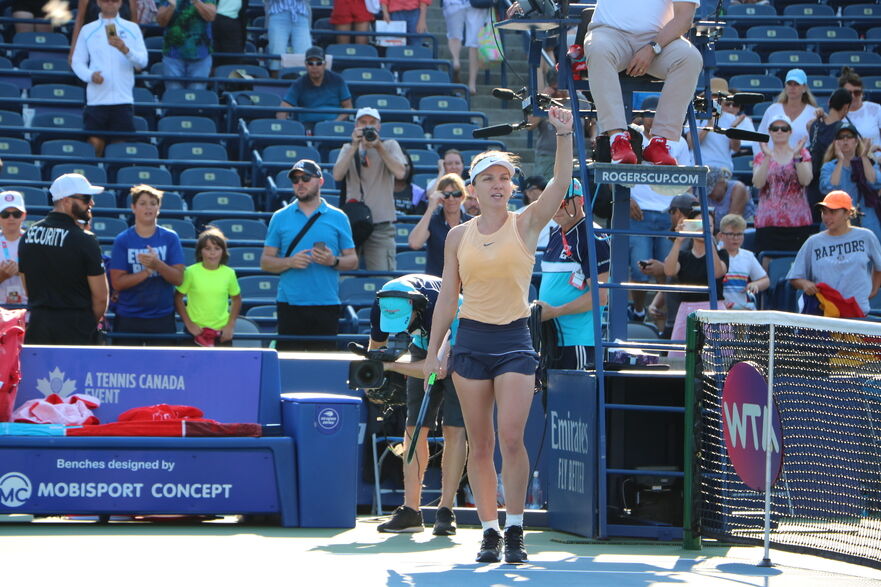 Simona Halep - Kuzneţova Rogers Cup 2019 (Maria Matyiku / Epoch Times)