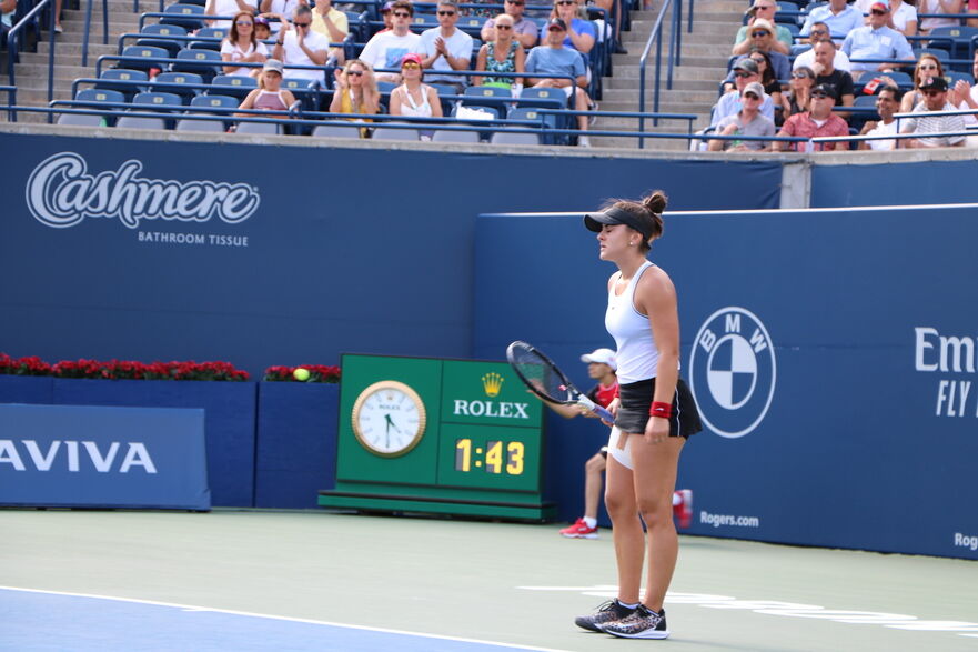 Bianca Andreescu Pliskova - Rogers Cup 2019 (Maria Matyiku / Epoch Times)