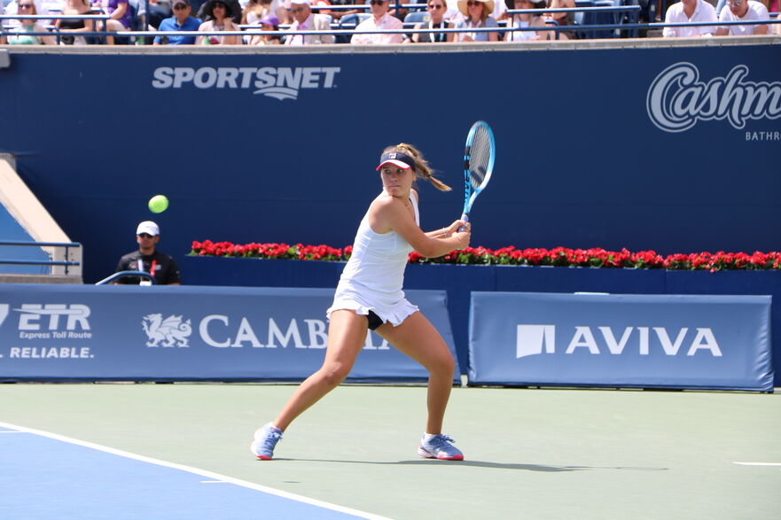 Sofia Kenin Rogers Cup 2019 (Maria Matyiku / Epoch Times)