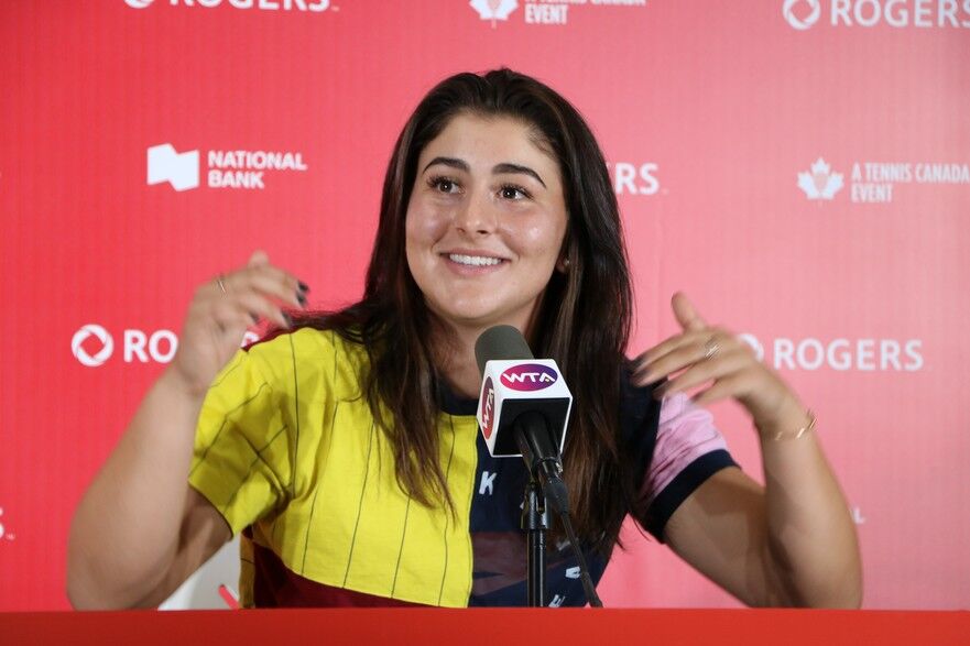 Bianca Andreescu Rogers Cup 2019 Conferinţa de presă (Maria Matyiku / Epoch Times)