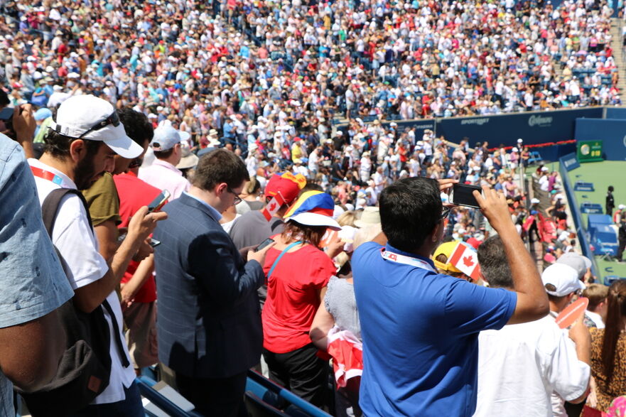 Bianca Andreescu fani Rogers Cup 2019 (Maria Matyiku / Epoch Times)