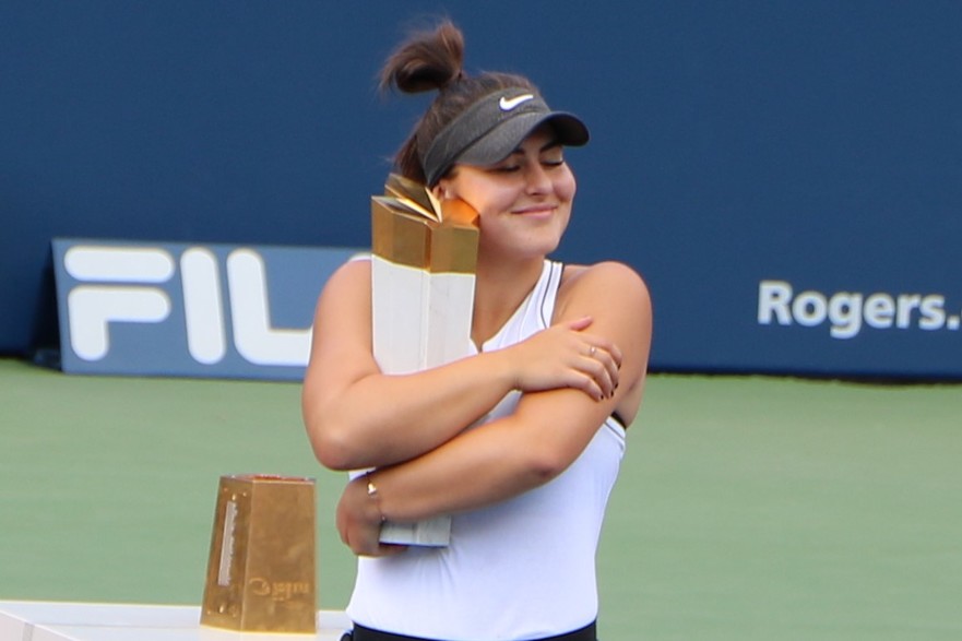 Bianca Andreescu Rogers Cup 2019 (Maria Matyiku / Epoch Times)