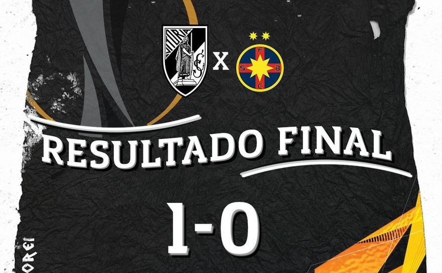 FCSB ratează calificarea în grupele Europa League, după 0-1 cu Vitoria Guimaraes.