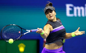 Jucătoarea de tenis canadiană de origine română Bianca Andreescu. (Getty Images)
