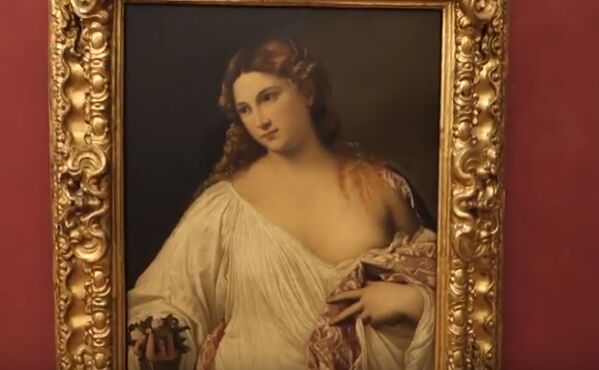 Tablou de Titian. Galeriile Uffizi din Florenţa, Italia (Youtube.com)