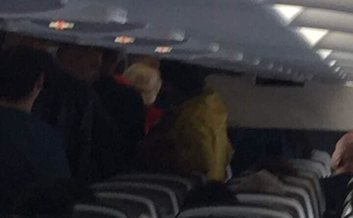 Viorica Dancila in avion (Florin Citu)