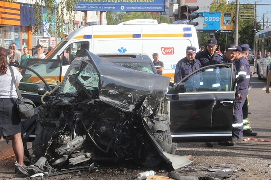 Grav accident de circulaţie la Chişinău (IGSU al MAI)