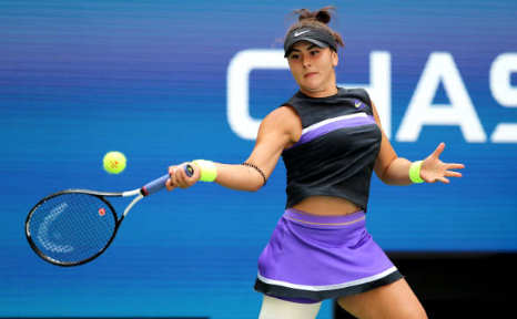 Jucătoarea de tenis canadiană de origine română Bianca Andreescu.