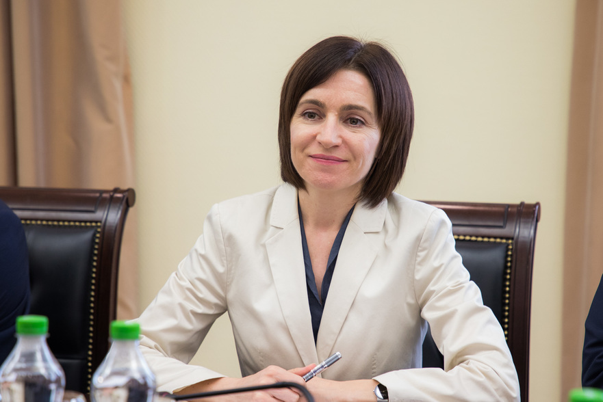 Maia Sandu, prim-ministrul Republicii Moldova (gov.md)
