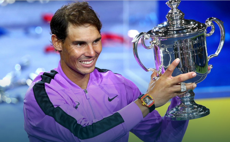 Jucătorul spaniol de tenis Rafael Nadal. (Getty Images)