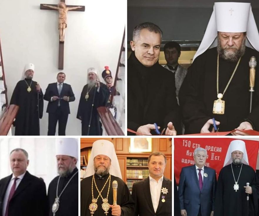 Acelaşi preot, diferiti politicieni, foto simbol (facebook.com / Minodora Prisacu)