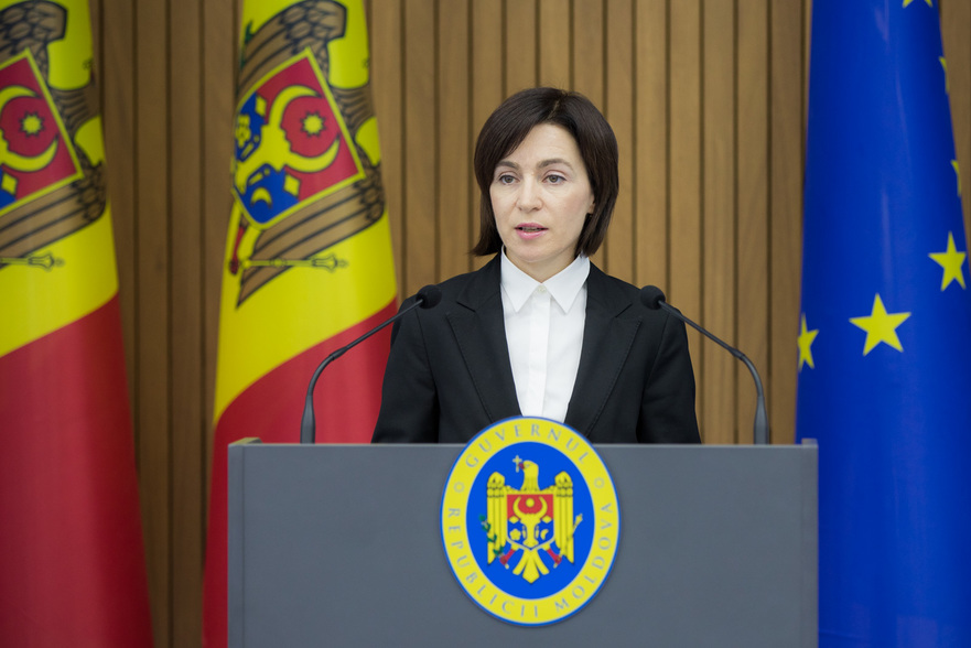 Maia Sandu, prim-ministrul Republicii Moldova