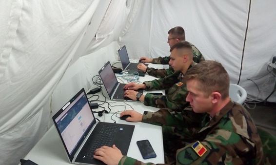 Militari antrenaţi în exerciţiul ”Cetatea 2019” din România (army.md)