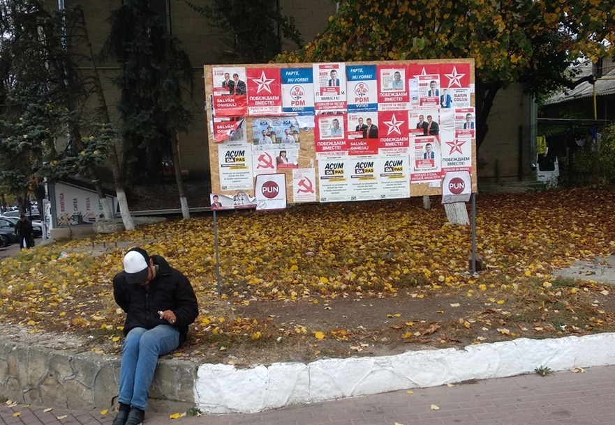 Publicitate electorală la Orhei, R. Moldova