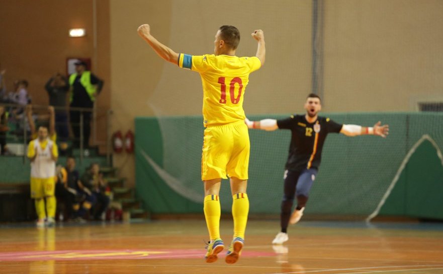 România - Olanda 1-1 după o partidă superbă a tricolorilor şi un gol fantastic al căpitanului Mimi Stoica. (Futsal România/facebook)