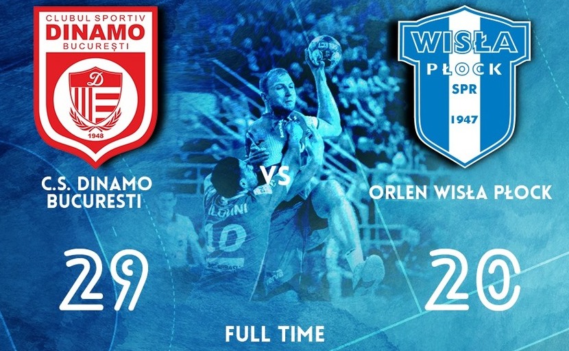 Dinamo Bucureşti - Orlen Wisla Plock 29-20 în Liga Campionilor la handbal masculin