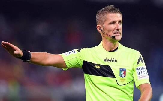 Arbitrul italian Daniele Orsato. (Getty Images)