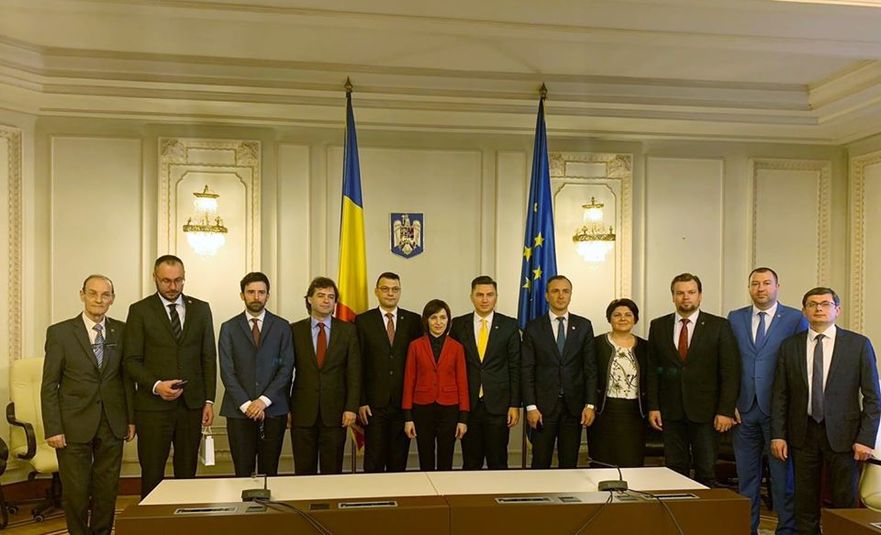 Maia Sandu, la întrevedere cu deputaţi din Parlamentul României 