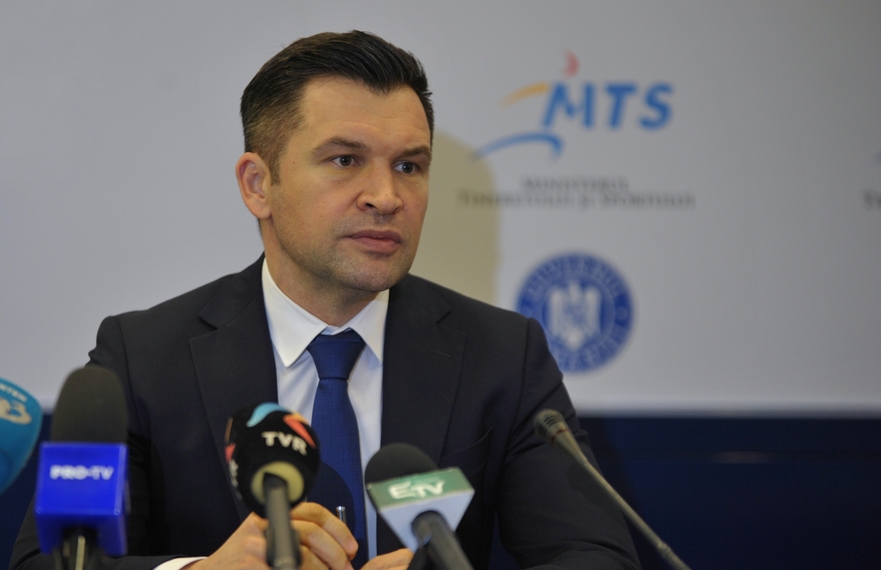 Ministrul Tineretului şi Sportului, Ionuţ Stroe. (Epoch Times România)