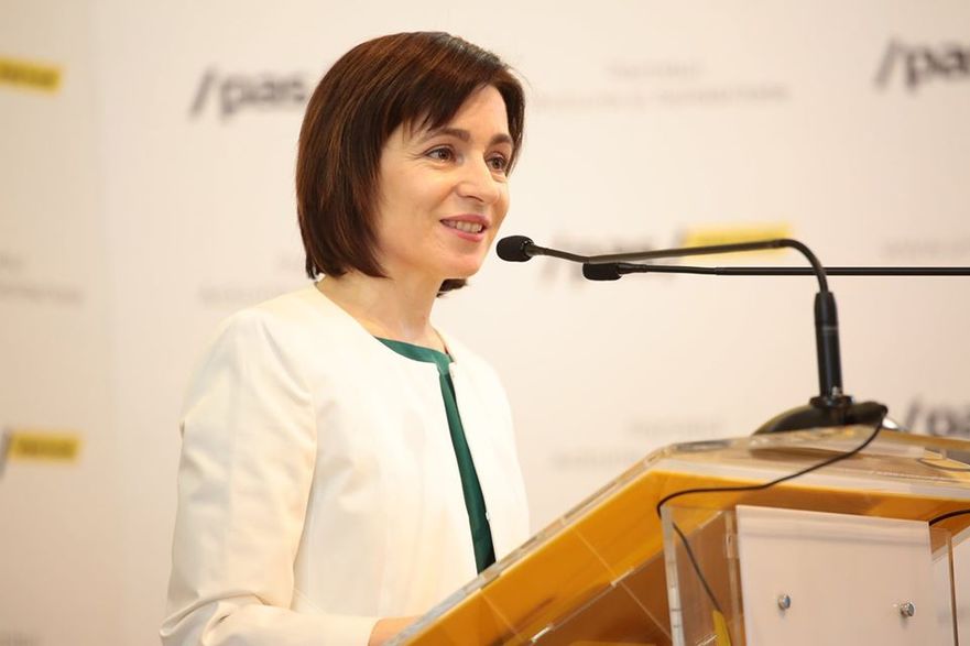 Maia Sandu, preşedintele PAS, fost premier al R. Moldova (facebook.com/PAS)