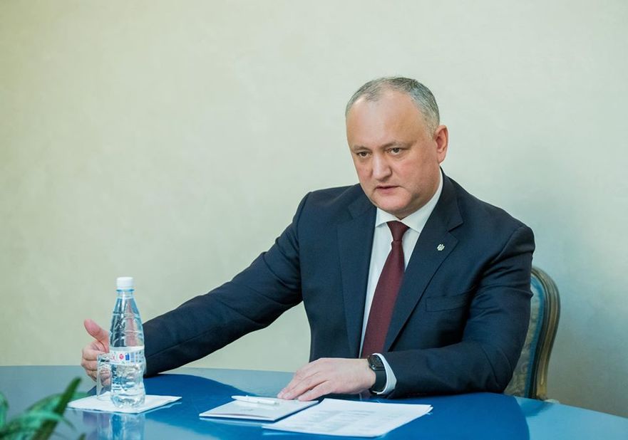 Igor Dodon, preşedintele R. Moldova