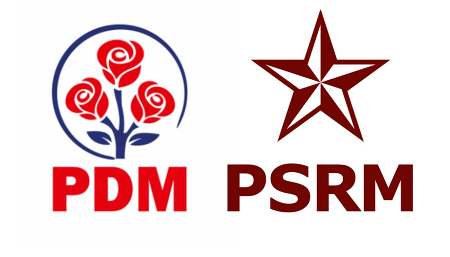 Siglele PD şi PSRM (facebook.com / Dumitru Alaiba)