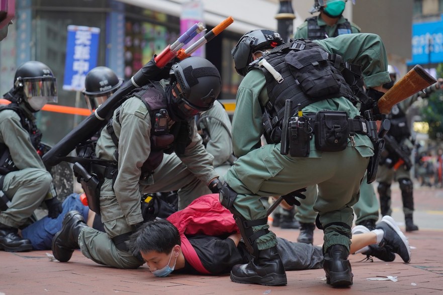Război urban anti comunism în Hong Kong