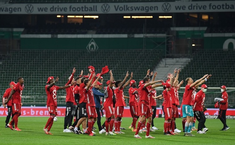 Bayern Munchen campioana Germaniei la fotbal, după 1-0 cu Werder Bremen. (FC Bayern München/facebook)