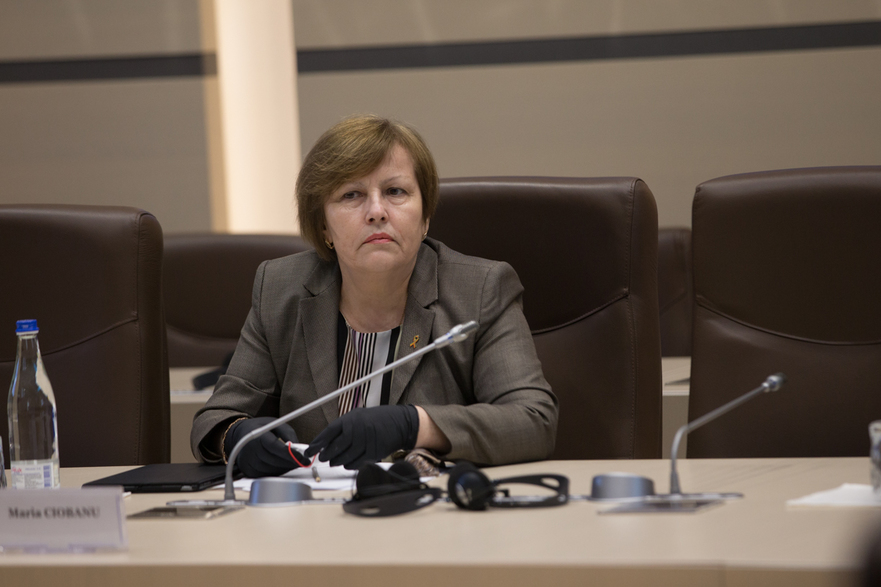 Maria Ciobanu, deputat al Platformei DA în Parlamentul R. Moldova (parlament.md)