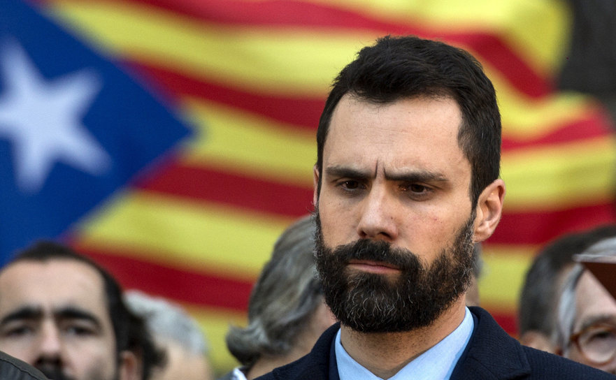 Parlamentarul catalan secesionist Roger Torrent
