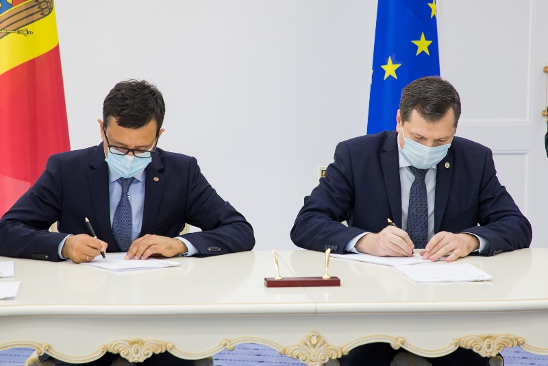 Semnarea acordului de împrumut privind Asistenţa Macro-financiară dintre RM şi UE (gov.md)