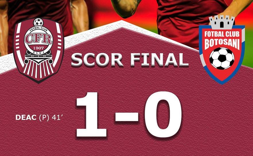 Liga I. FC Hermannstadt - CFR Cluj, rezultat final