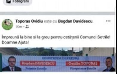 Postare Ovidiu Toporas (Facebook)