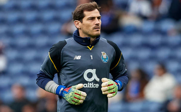 Portarul spaniol Iker Casillas.