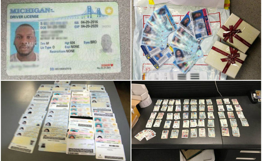 Carduri de identitate false, descoperite de vameşii americani (CBP)
