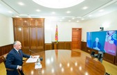 Igor Dodon la intrevederea online cu Vladimir Putin (facebook.com/Dodon Igor)