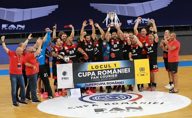 CS Dinamo Bucureşti a cucerit Cupa României la handbal masculin, ediţia 2019-2020.