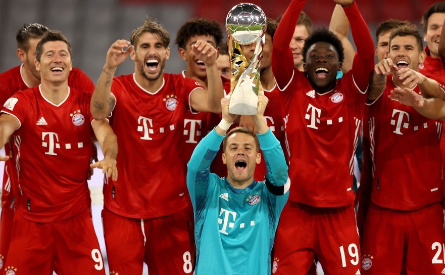 Bayern Munchen cucereşte al cincilea său trofeu din 2020, Supercupa Germaniei.