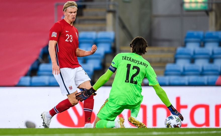 România surclasată de echipa  Norvegiei cu scorul de 4-0 (2-0), în Grupa 1 a Ligii B din Liga  Naţiunilor.