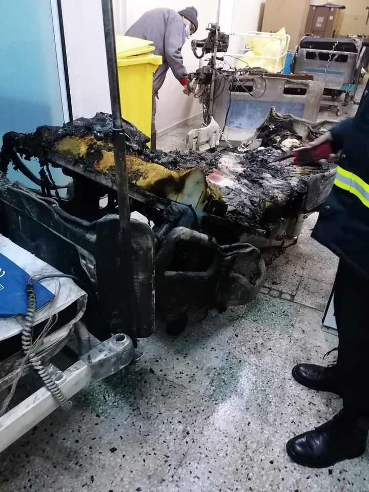 sala de Terapie Intensiva a Spitalului din Piatra Neamt dupa incendiu