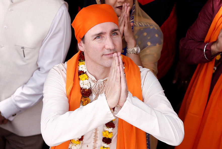 Justin Trudeau aflat într-o vizită în India