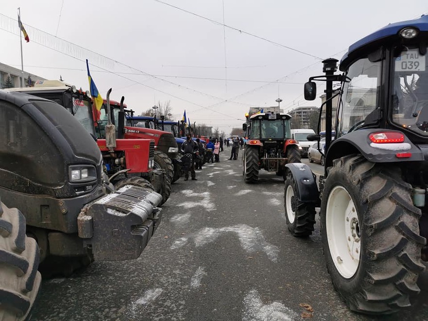 Protestul fermierilor la Chişinău