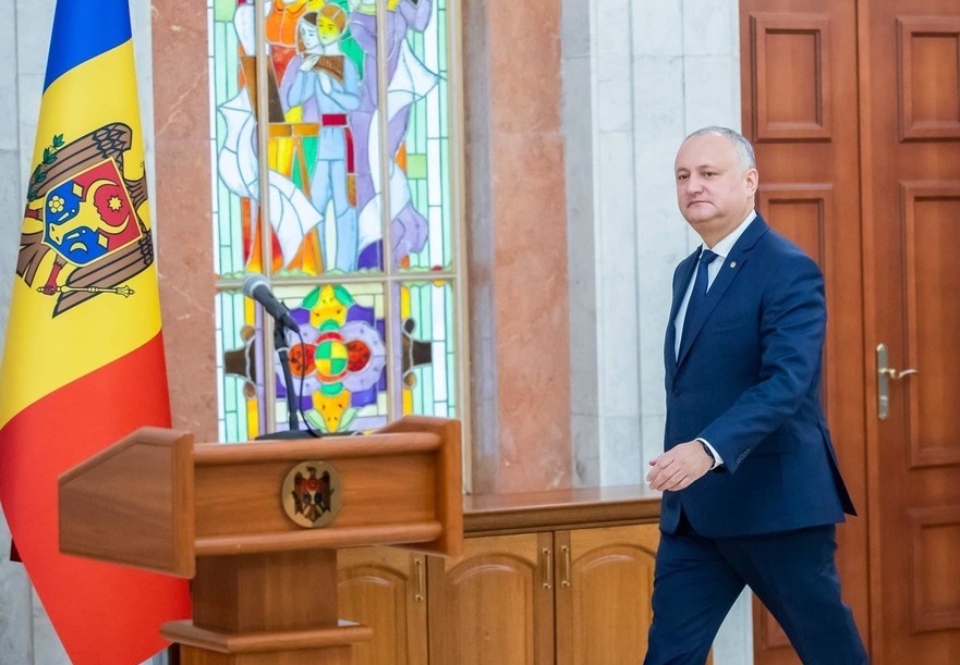 Igor Dodon, la finele mandatului de preşedinte al R. Moldova (facebook.com/Dodon Igor)