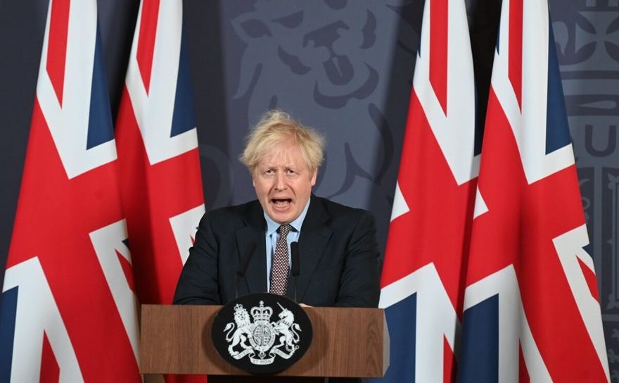 Premierul britanic Boris Johnson anunţă un acord de Brexit pe 24 decembrie 2020 la Londra