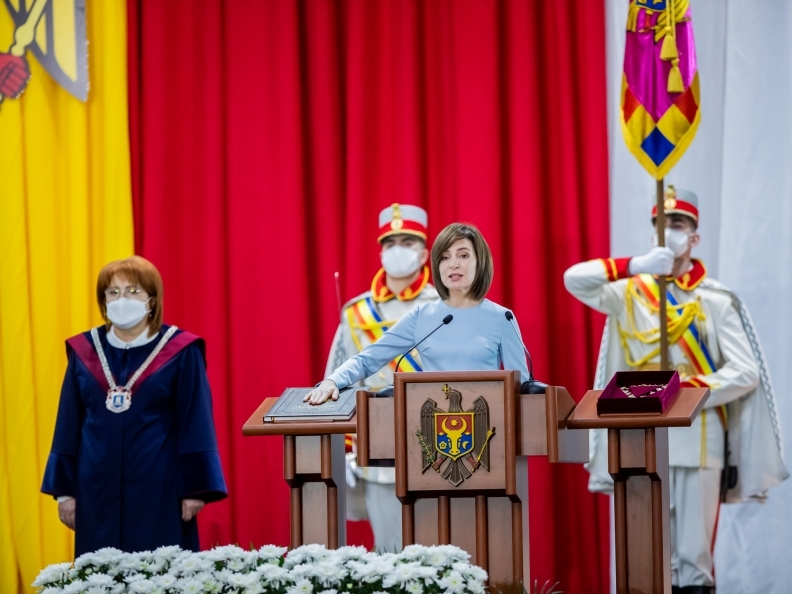 
Maia Sandu, preşedintele Republicii Moldova
