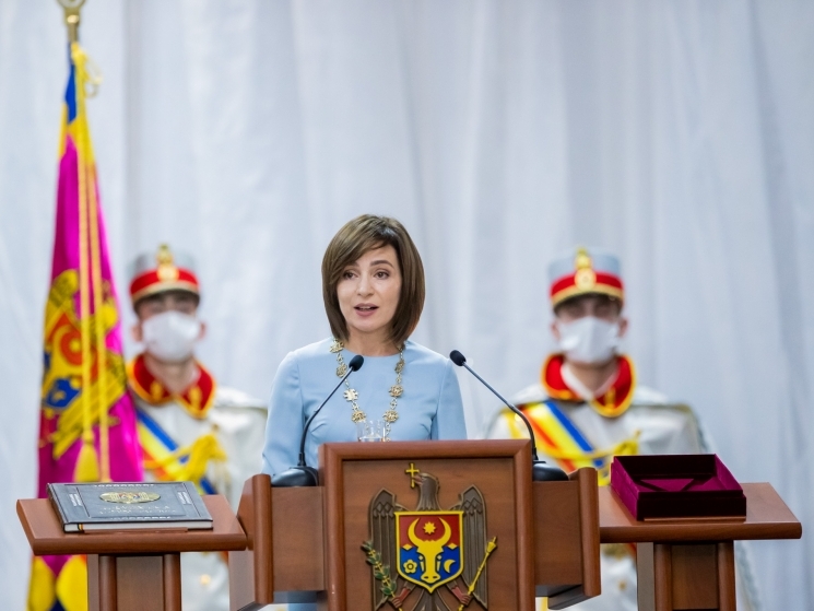Maia Sandu, preşedintele Republicii Moldova (presedinte.md)