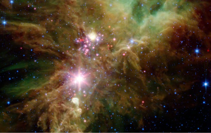 Nebuloasa Conului şi Clusterul Pomul de Crăciun