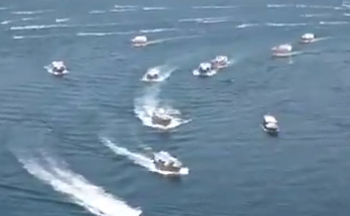 Desfăşurare masivă de şalupe rapide iraniene în Golful Persic