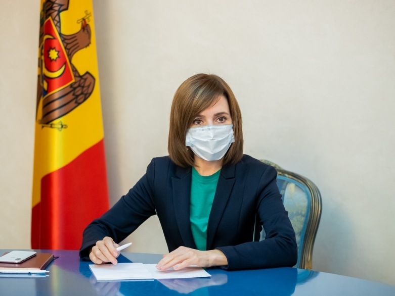 Maia Sandu, preşedintele R. Moldova